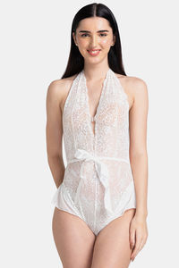 Buy XIN Lace Babydoll With Thongs - White