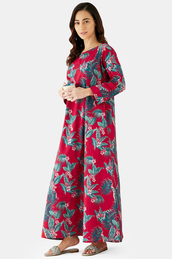 Zivame The Kaftan Company Nightwear Zivame Silky Elegance Woven