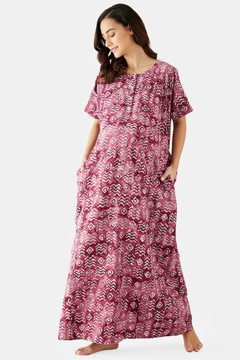 Painted Breeze Maternity and Nursing Kaftan Nighty
