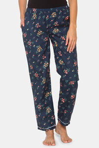 Buy Fashionrack Knit Cotton Blend Sleep Pyjama - Navy