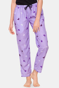 Buy Fashionrack Knit Cotton Blend Sleep Pyjama - Purple