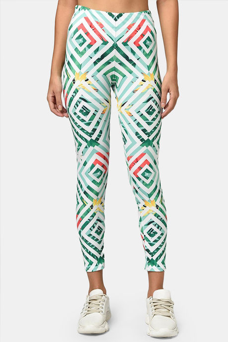 Buy SHWETAM Activewear Leggings-White N 