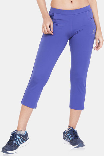 Buy Laasa High Rise Relaxed Capri - Navyblue at Rs.999 online