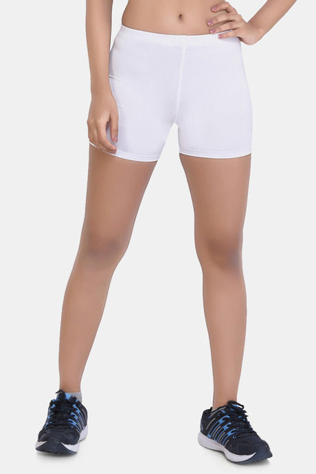 Buy Laasa Cotton Snug Fit Shorts White at online