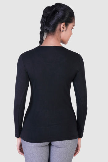 Buy Laasa Essential Long Sleeve T-Shirt - Black at Rs.899 online
