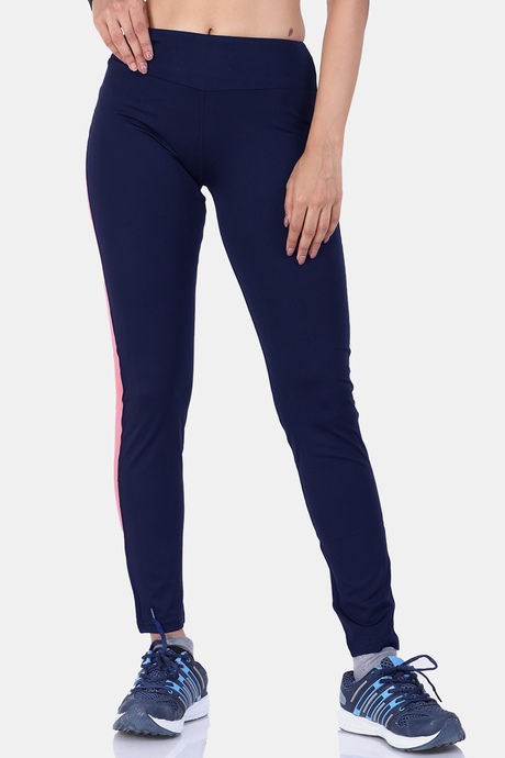Buy Laasa Neon Panelled Workout Pants 