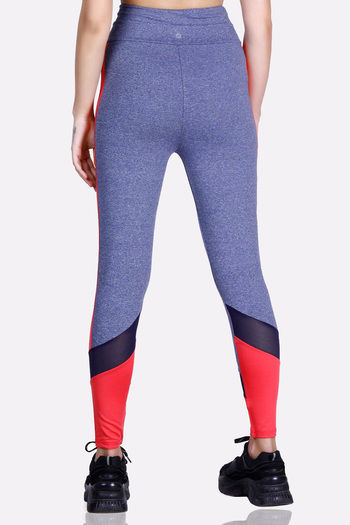 Buy Laasa High Rise Quick Drying Leggings - Navyblue at Rs.1599 online