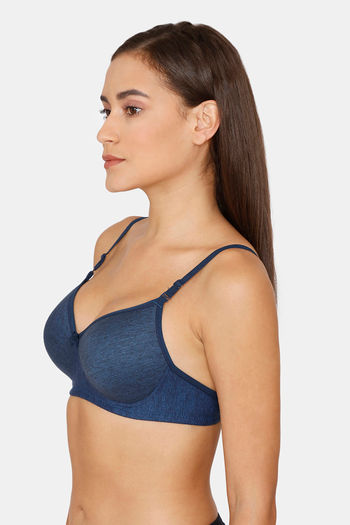 Buy Lady Lyka Padded Non Wired Medium Coverage T-Shirt Bra - Plum at Rs.374  online