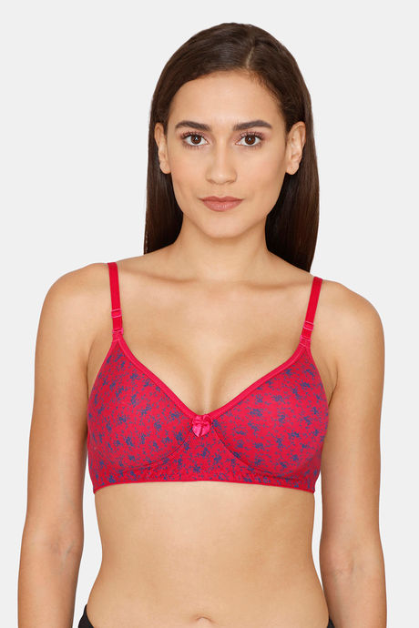 Lady Lyka Padded Non Wired Medium Coverage T-Shirt Bra - Fuscia