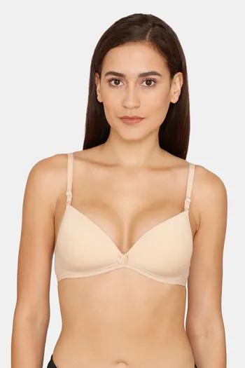Buy Lady Lyka Padded Non Wired Medium Coverage T-Shirt Bra - Skin at Rs.374  online