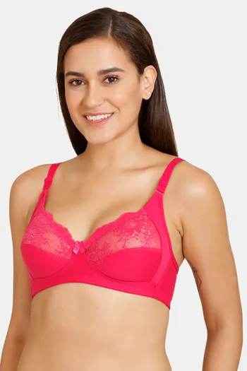 Buy Lady Lyka Single Layered Non Wired Medium Coverage T-Shirt Bra - Hot  Pink at Rs.439 online