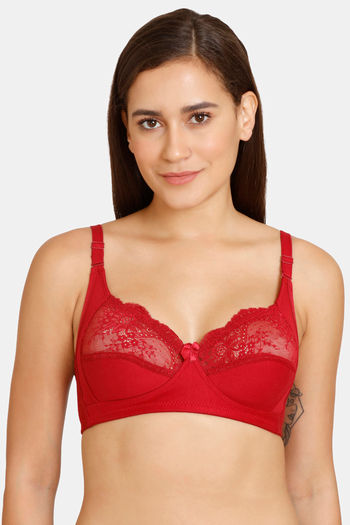 Buy Lady Lyka Single Layered Non Wired Medium Coverage T-Shirt Bra - Maroon  at Rs.439 online