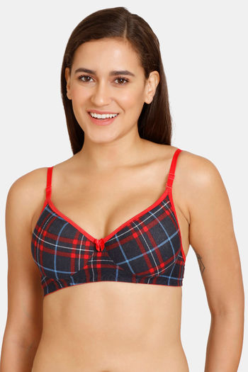 Buy Zivame Beautiful Basics Padded Wired 3/4th Coverage T-Shirt Bra -  Jacaranda at Rs.419 online