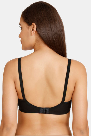 Buy Lady Lyka Single Layered Non Wired Medium Coverage T-Shirt Bra (Pack of  2) - Wine Black at Rs.879 online