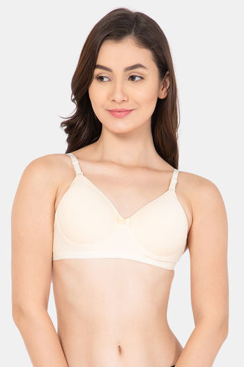 Buy Evolove Women Skin Cotton Non Padded Non-Wired Everyday