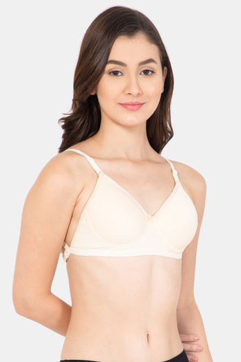 Buy Lady Lyka Padded Non Wired Medium Coverage T-Shirt Bra - Skin at Rs.400  online