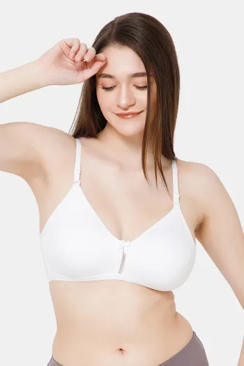 Buy Tweens Padded Non-Wired Full Coverage T-Shirt Bra - Off-White