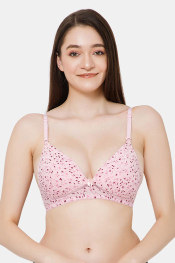 Buy Lady Lyka Padded Non Wired Medium Coverage T-Shirt Bra - Light Pink at  Rs.299 online