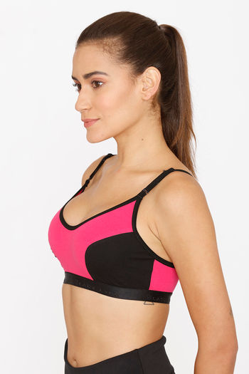 Buy Lady Lyka Cotton Sports Bra - Red at Rs.250 online