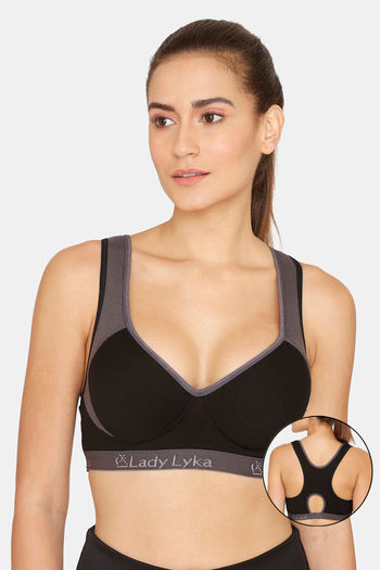 Buy online Set Of 3 Racer Back Sports Bra from lingerie for Women by  Leading Lady for ₹699 at 50% off