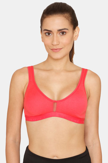 Lady Lyka Medium Impact Seamless Sports Bra (Pack of 2) - Plum Wine