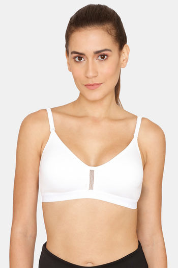 Buy Enamor Low Impact Sports Bra (Pack of 2) - White White at Rs.798 online