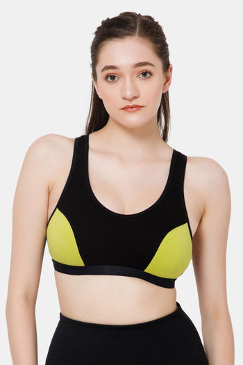 Buy Lady Lyka Seamless Sports Bra - Green at Rs.250 online