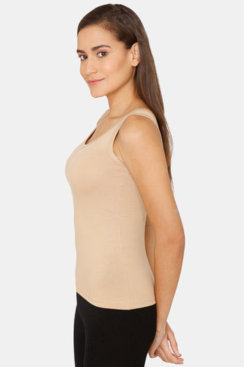 Buy Lady Lyka Cotton Camisole - Camel at Rs.299 online