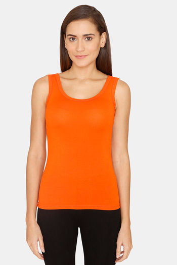 Buy Lady Lyka Cotton Camisole - Orange
