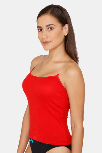 Buy Lady Lyka Cotton Camisole - Red at Rs.250 online