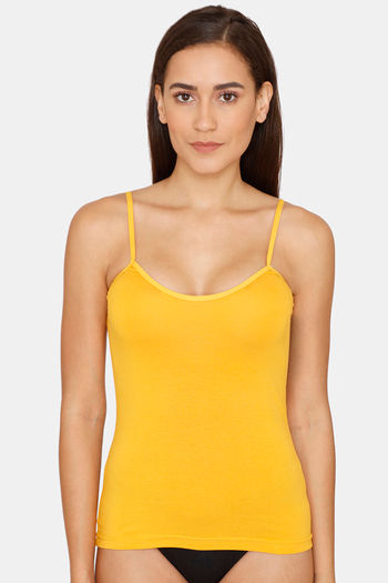 Buy Lady Lyka Cotton Camisole - Yellow