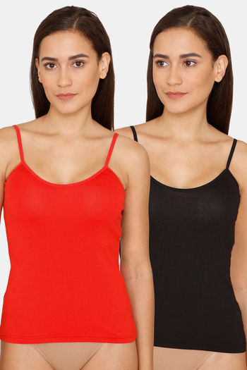 Buy Amante Cotton Camisole - Black at Rs.295 online