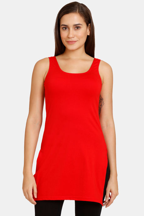 Lady Lyka Cotton Camisole - Red