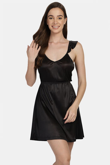 Black short night dress online