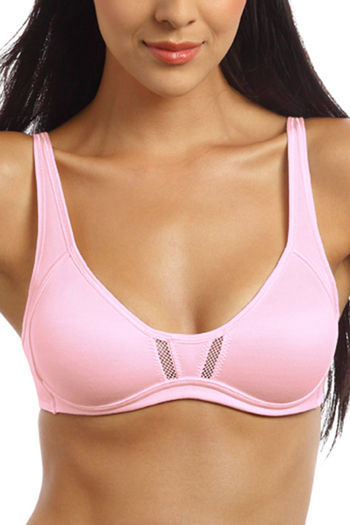 Lovable Lightly Lined Wirefree Side Shaping Bra- Baby Pink
