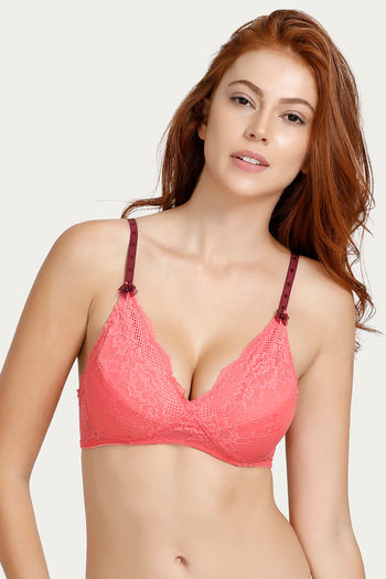 Buy Lovable Double Layered Minimiser Bra- Pink at Rs.850 online
