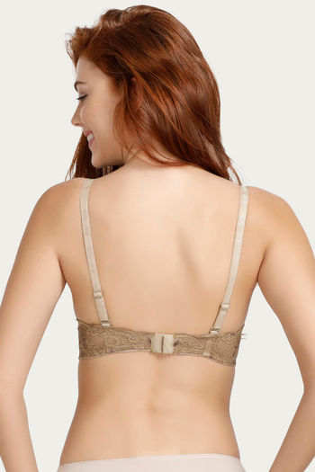 Lovable Padded Multiway Bra- Beige