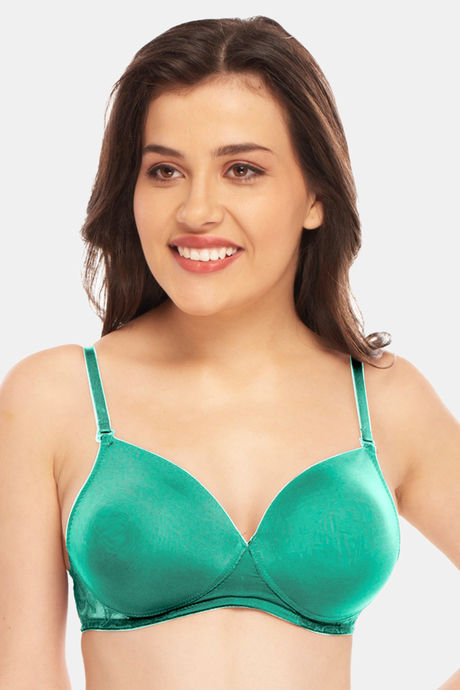 Buy Lovable Padded Wirefree Side Smoothening Multiway Lace T-Shirt Bra -  Mint Blue at Rs.899 online