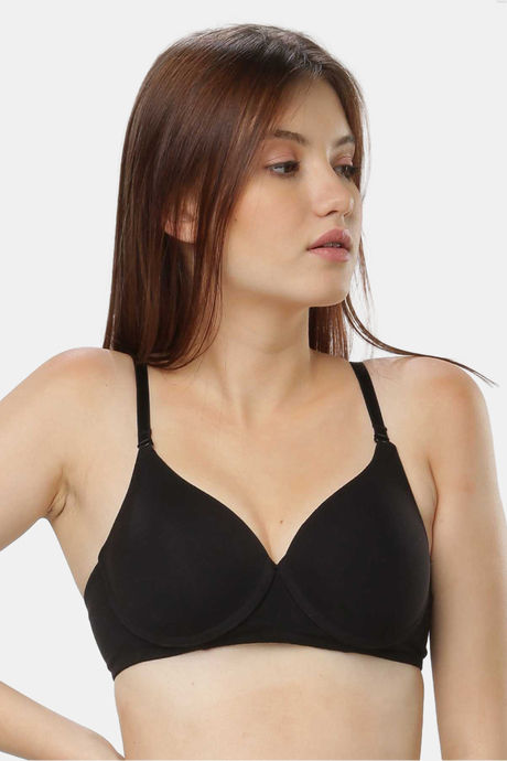 Lovable Padded Wired Full Coverage Push-Up Bra - Black
