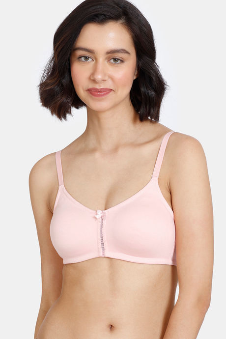 Buy Rosaline Essentials Double Layered Non Wired 3/4th Coverage T-Shirt Bra  - Fairy Tale at Rs.269 online