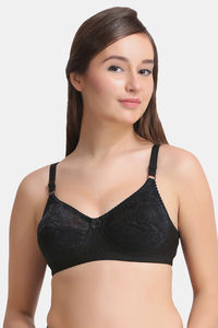 Buy Leading Lady Double Layered Wirefree Super Support Bra - Black