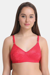 Buy Leading Lady Double Layered Wirefree Super Support Bra - Orange