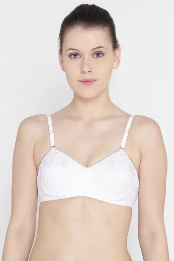 Buy Leading Lady Padded Wired Convertible Push Up Bra - White at Rs.699  online