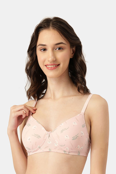 Pour Moi Opulence Non Wired T-shirt Bra - Black/Pink