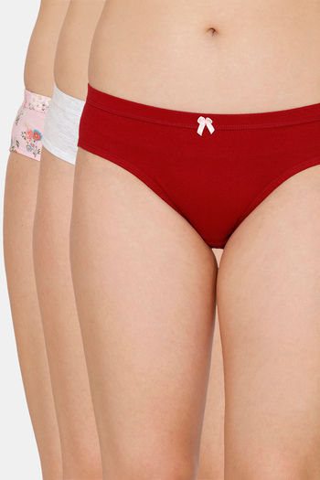 Buy online Pack Of 3 Hipster Panty from lingerie for Women by In