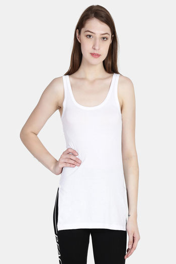 Buy Zivame Knit Cotton Camisole - White at Rs.299 online