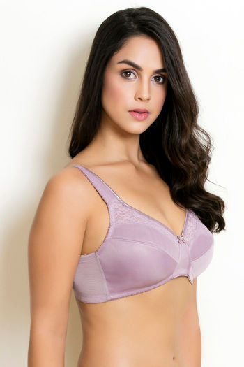 Buy Zivame True Curv Double Layered Non Wired 3-4Th Coverage Sag Lift Bra -  Ibis Rose Online