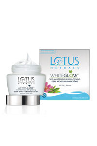 Buy Lotus Herbals Whiteglow Skin Whitening & Brightening Deep Moisturising Crème Spf 20 | Pa+++ (60g)