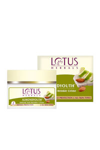 Buy Lotus Herbals Almondyouth Almond Anti-Wrinkle Crème (50gm)