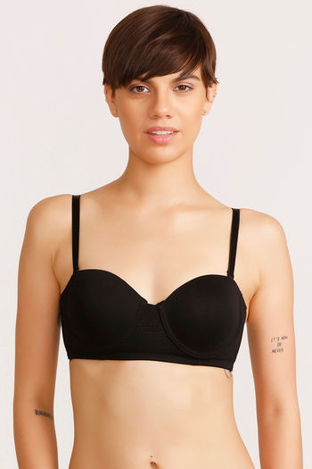 Lovable Women Full Coverage Non Padded Bra - Buy BLACK Lovable Women Full  Coverage Non Padded Bra Online at Best Prices in India